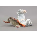 Hippocamp, Meissen, unmarked, probably from a group of figures with Neptune and chariot, designed by