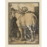 Albrecht Dürer (1471-1528), The Great Horse, 1505, copperplate engraving on laid paper, without