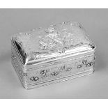 Rectangular lidded box, German, maker's mark J. D. Schleissner & Söhne, Hanau, silver 830/000,