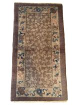 Carpet, China, minor wear, 120 x 64 cm - The carpet can only be viewed and collected at another