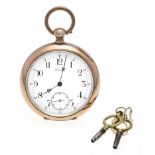 Chopard L.U.C. Bikupan, open key pocket watch, half chronometer, 1 cover 800/000 silver, partly