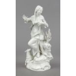 Shepherdess with sheep, Meissen, mark after 1934, deputation, year mark for 1958, model no. 1323,