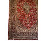 Carpet, Keshan, good condition with minor wear, 385 x 236 cm - The carpet can only be viewed and