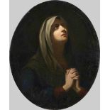 Italian painter of the 17th/18th century, Mater dolorosa (Mother of Sorrows), oil on canvas,
