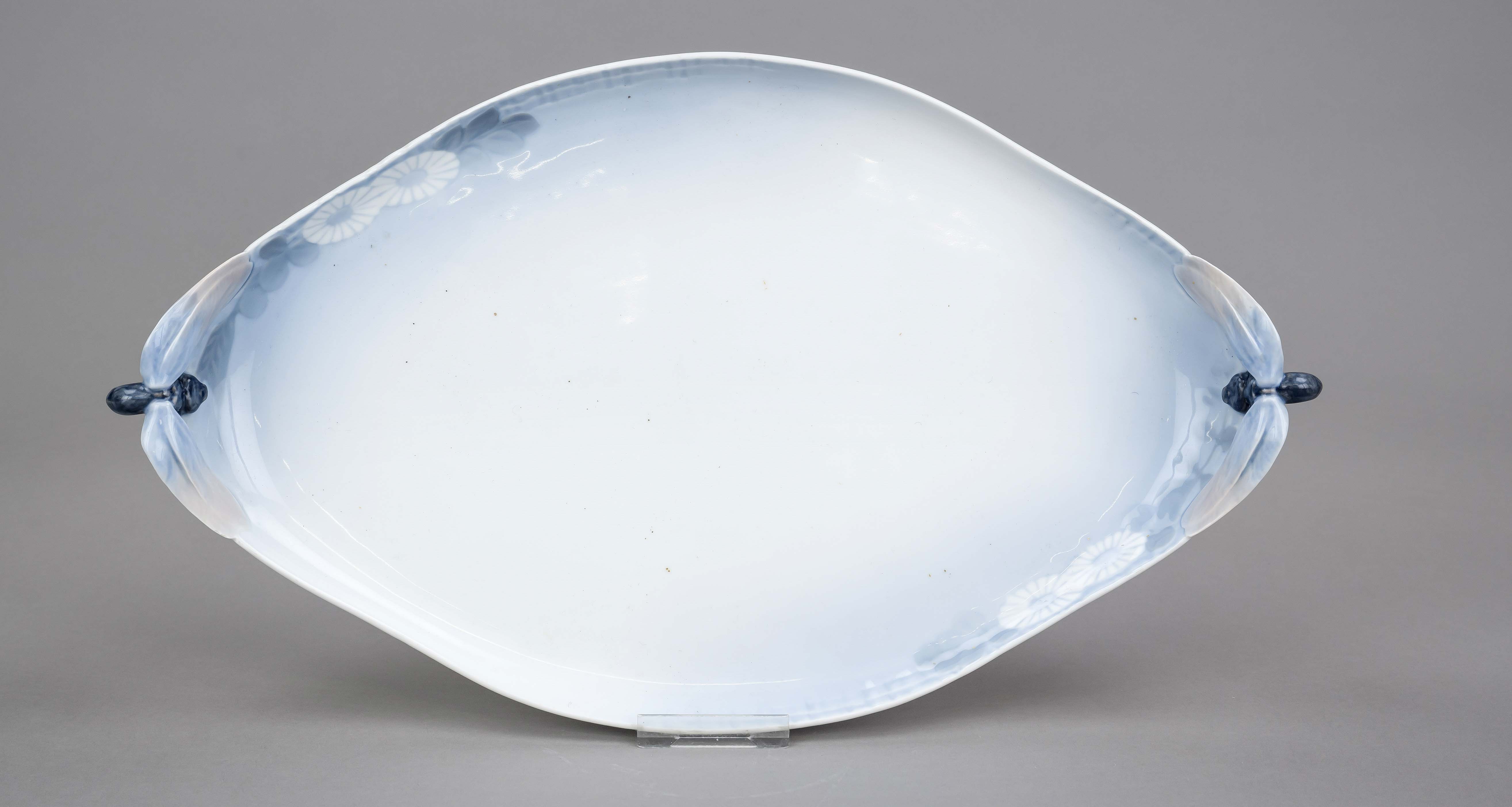 A large Art Nouveau tray, Royal Copenhagen, late 20th century, 2nd choice, 'Midsummer Night's Dream'