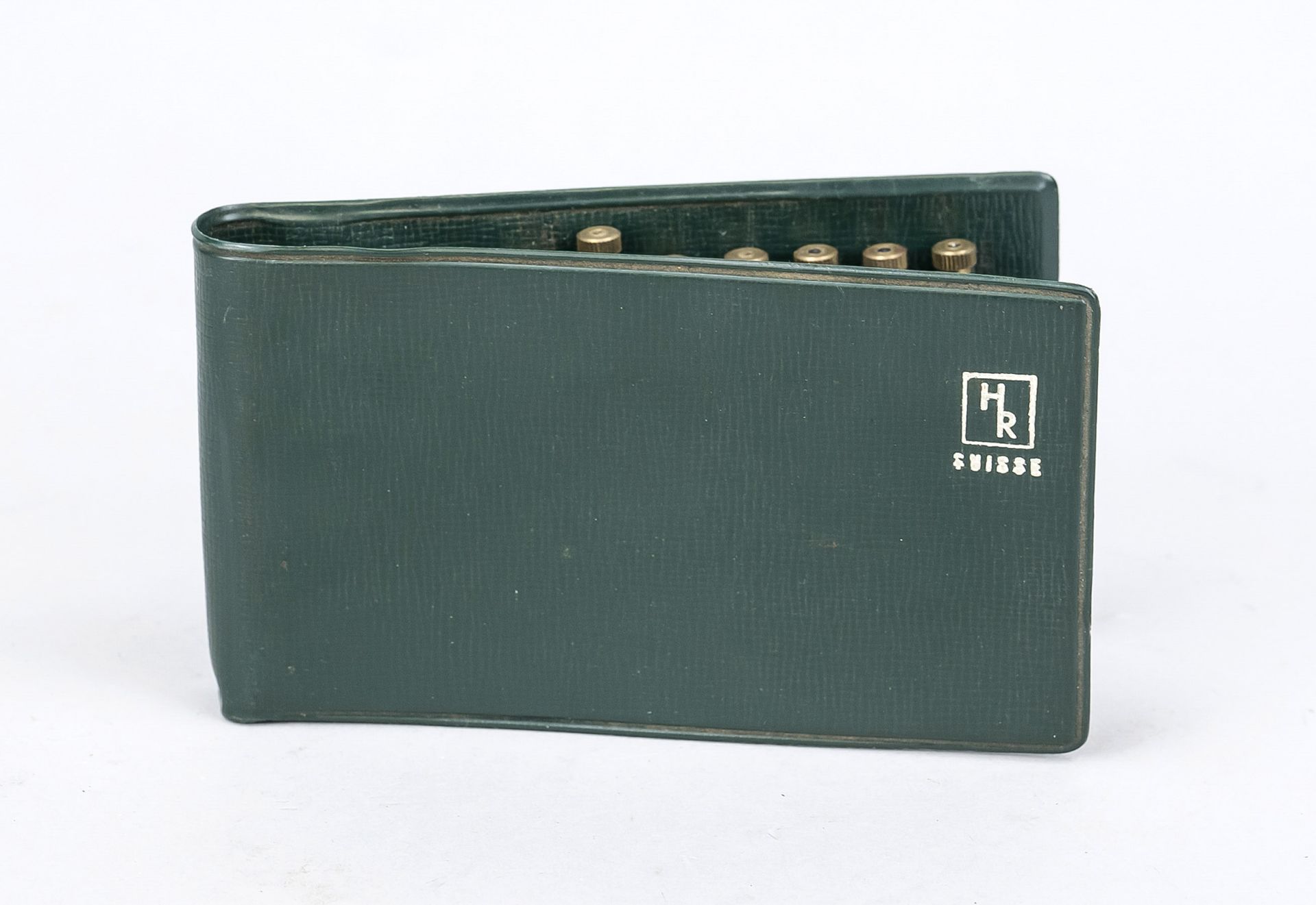 green folder with assortment of countersinks, swiss - Image 2 of 2