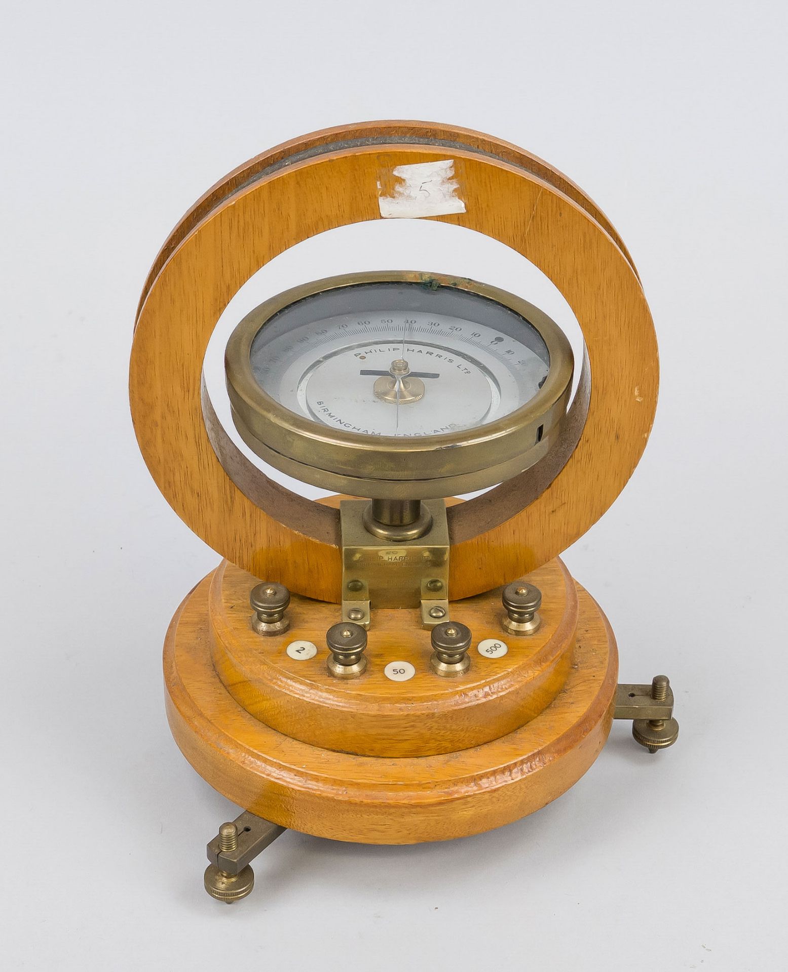 Measuring instrument, England, late 19th century, marked ''Philip Harris Ltd. Birmingham England''