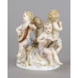 Allegory of Fine Arts, Meissen, Knauff swords, mark 1850-1924, 1st choice, designed by Johann