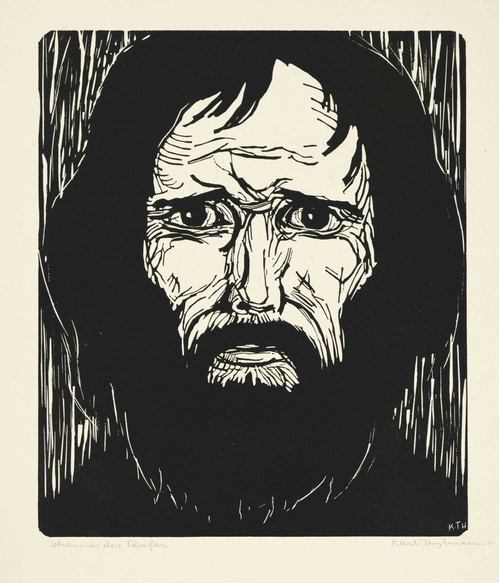 Karl Thylmann (1888-1916), 8 woodcuts by the German graphic artist and poet, who studied in Munich