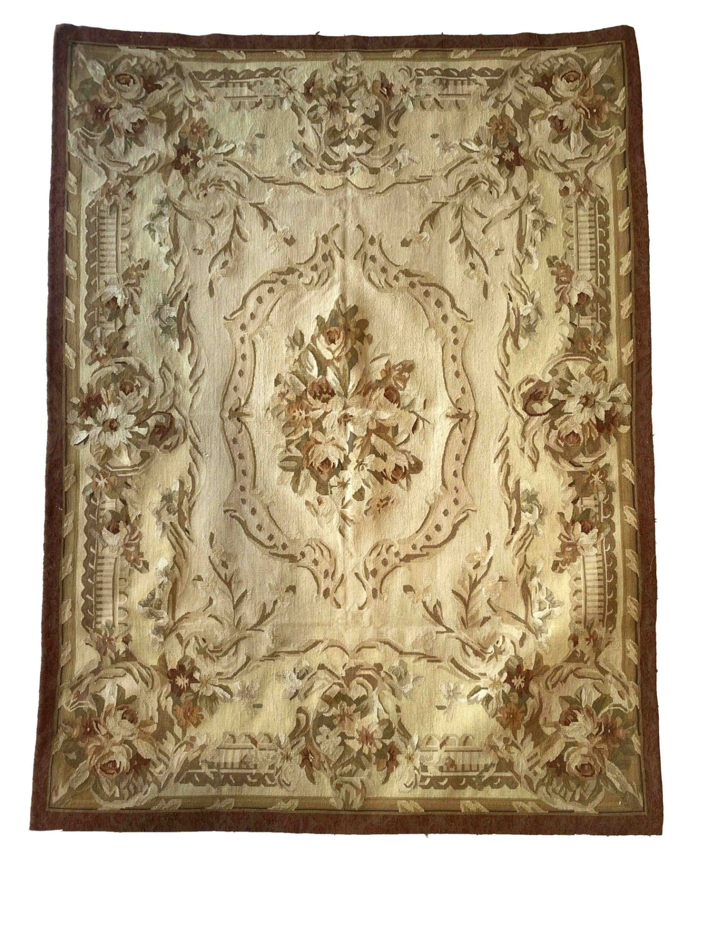Carpet, Aubusson, good condition with minor wear, 185 x 120 cm - The carpet can only be viewed and