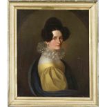 Anonymous portrait painter of the Biedermeier period around 1830, Portrait of a lady with