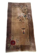 Carpet, China, minor damage, 145 x 76 cm - The carpet can only be viewed and collected at another