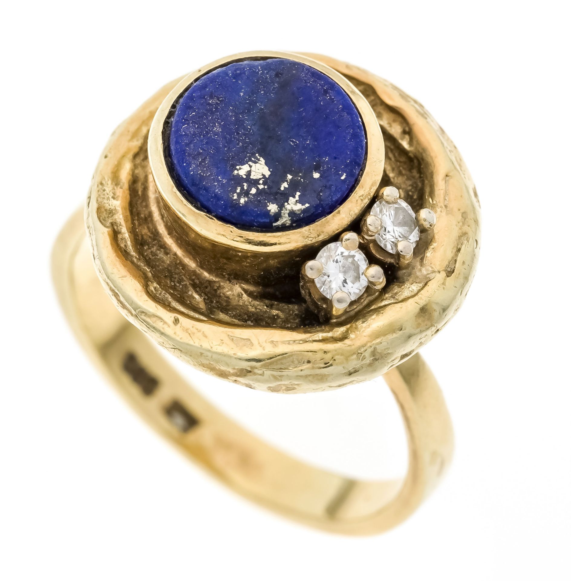 Lapislazuli-Brillant-Ring GG 58