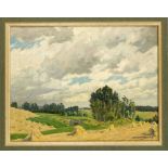 Paul Lehmann-Brauns (1885-1970), ''Sommer ind er Mark'', oil on canvas, signed lower right,