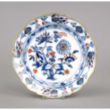 Dessert plate, Meissen, Knauff Schwerter, mark 1850-1924, 1st choice, shape new section, ekor