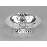 Oval confectionery dish, Denmark, mark 1925-32, master's mark Georg Jensen, Copenhagen, sterling