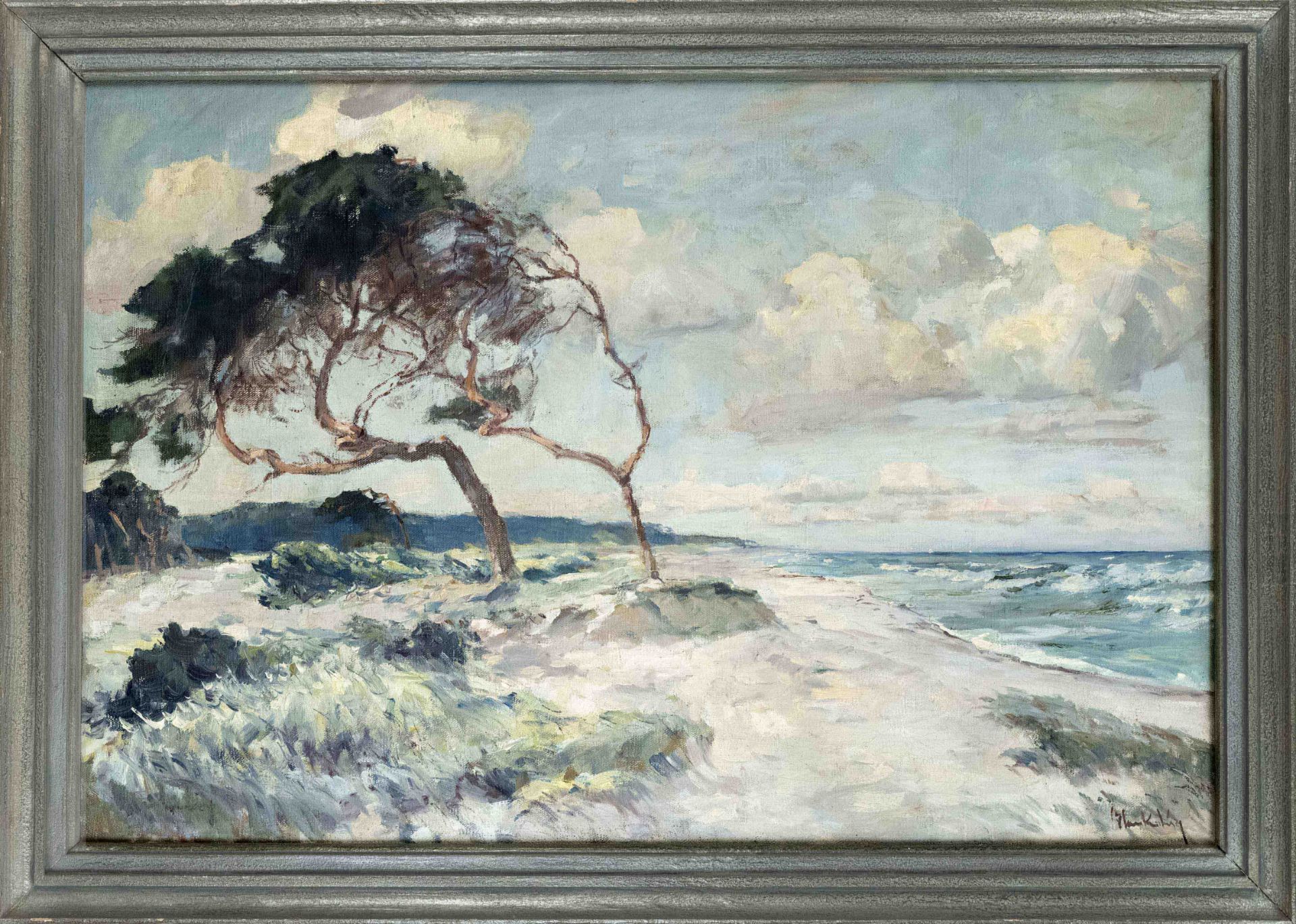 Richard Blankenburg (1891-1955), landscape painter from Frankfurt/Oder who worked in Rostock.
