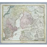 Historical map of Sweden, ''Regni Sueciae in omnes suas Subjacentes Provincias accurate divisi