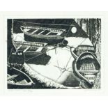 Tochko Mitev Tokov, Bulgarian artist end of the 20th century, four etchings with different motifs.