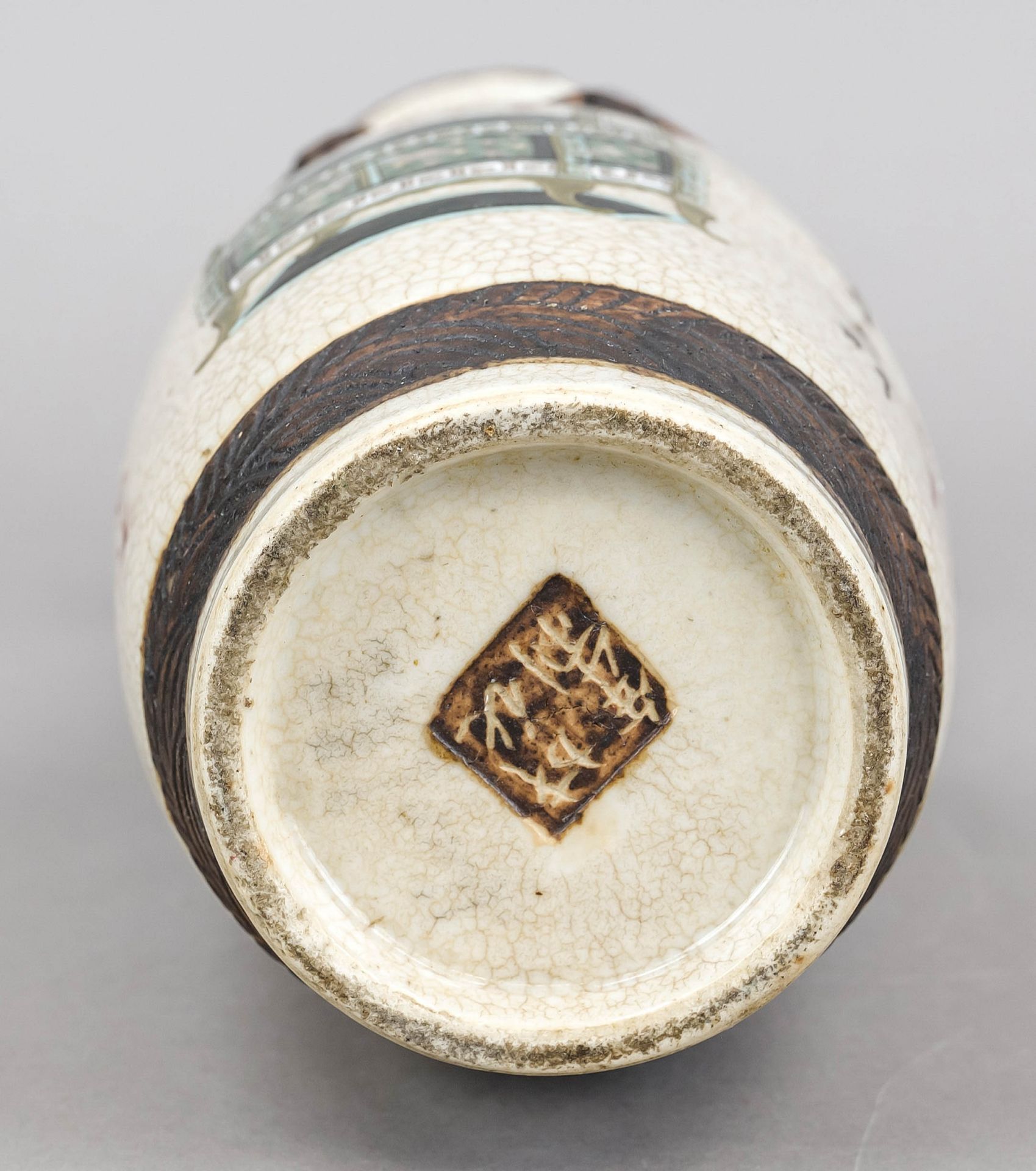 Vase mit Pseudo-Bronzemontierun - Bild 5 aus 5