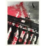 Gerd Winner (*1936), Brandenburger Tor from the ''Berlin Suite'', 1990/91, color silkscreen,