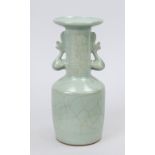 Longquan celadon mallet vase, China, 19th/20th century Monochrome, celadon-colored glaze with a