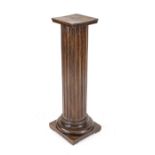 Flower column/palm pedestal around 1900, walnut, 97 x 33 x 33 cm