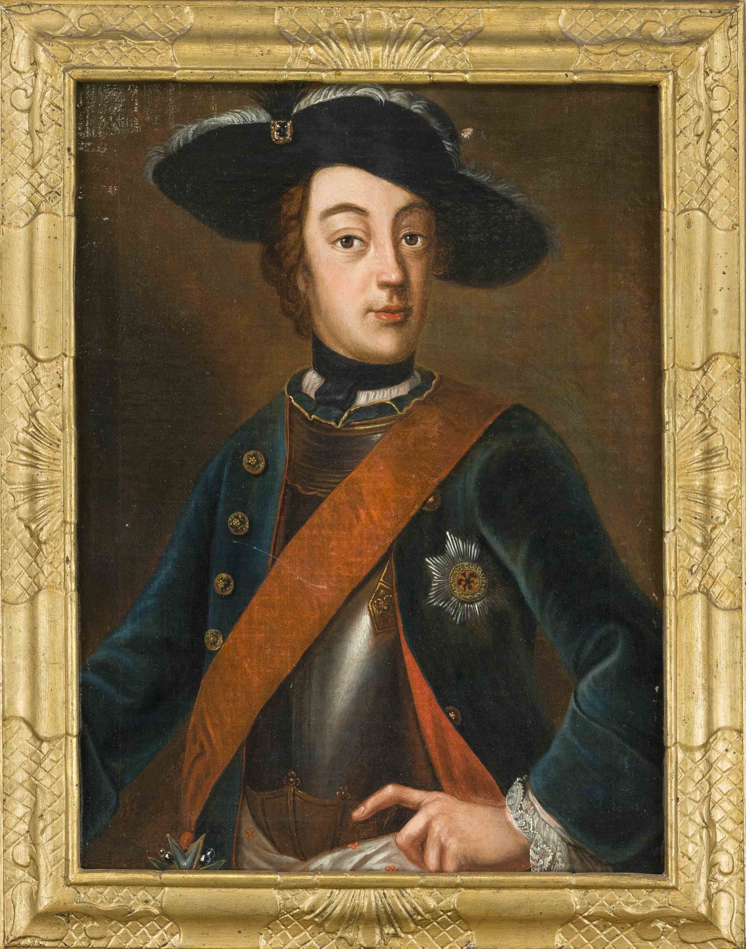 German portrait painter, mid 18th century, portrait of Count Wilhelm Friedrich Ernst zu Schaumburg-
