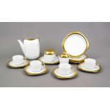 Coffee service for 4 persons, 16-piece, Rosenthal studio line, 1970/80s, Suomi shape, designed by