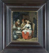 Dutch genre painter in the style of the 17th century, probably 18th/19th century, Inn scene with