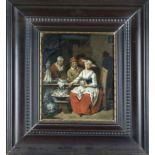 Dutch genre painter in the style of the 17th century, probably 18th/19th century, Inn scene with