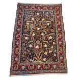Carpet, Ghom, good condition, 217 x 139 cm - The carpet can only be viewed and collected at