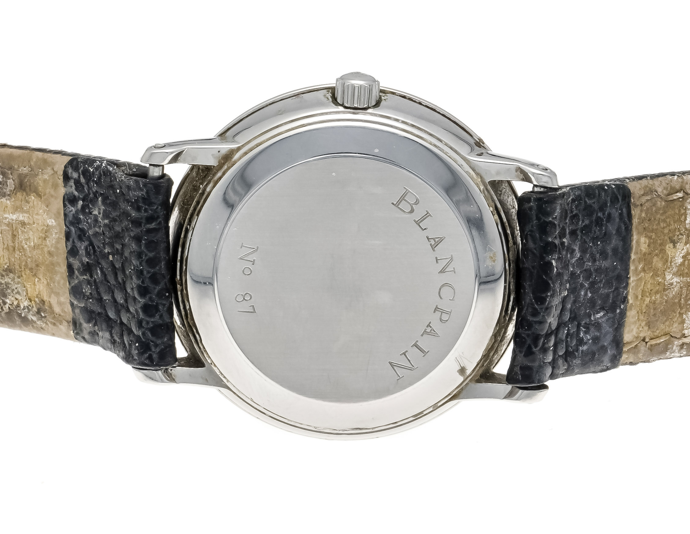 Blancpain, Villeret, men's watch, automatic, steel, Ref. 1151-1127-11 No. 87, circa 2000, white dial - Image 2 of 2