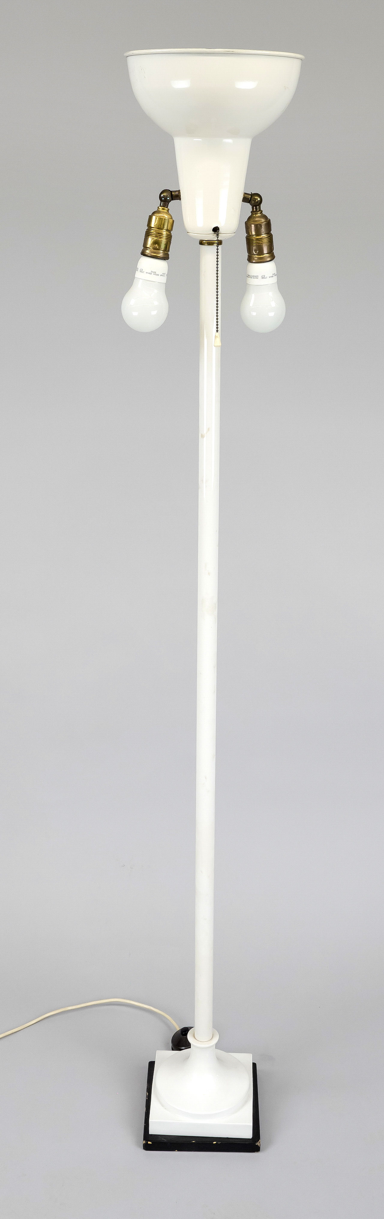 Floor lamp, KPM Berlin, 20th century, model design probably Alice von Pechmann, developed from
