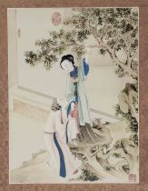 Chunhua hanging scroll, China, ink and colors on paper mounted as a hanging scroll, prelude to the