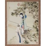 Chunhua hanging scroll, China, ink and colors on paper mounted as a hanging scroll, prelude to the