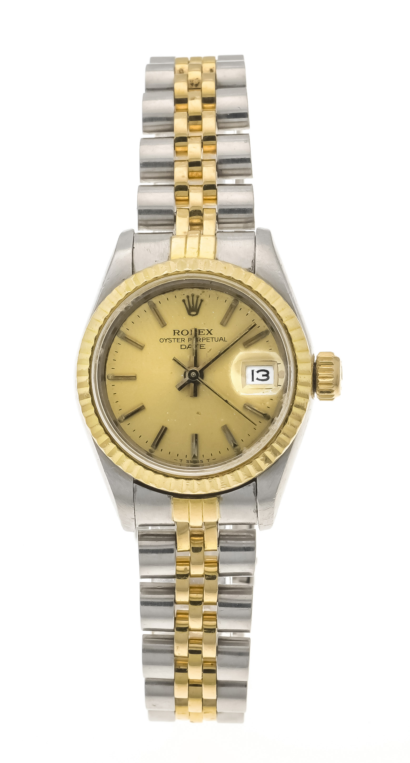 Rolex Lady Datejust ladies' wristwatch Automatic, steel/gold 750/000 GG, Ref. 69173, circa 1983,