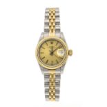 Rolex Lady Datejust ladies' wristwatch Automatic, steel/gold 750/000 GG, Ref. 69173, circa 1983,