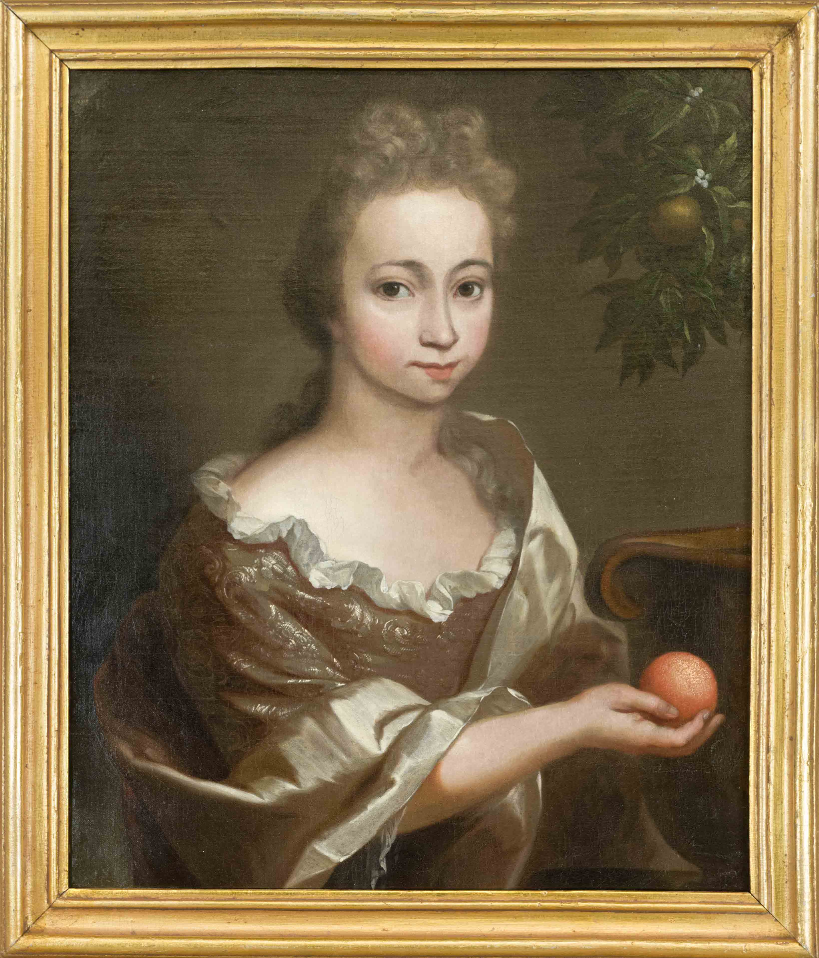 Dutch School, c. 1710, Portrait of a young noblewoman, presumably Princess Louise Leopoldina of