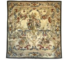 Gobelin, good condition with minor wear, 157 x 152 cm - The carpet can only be viewed and