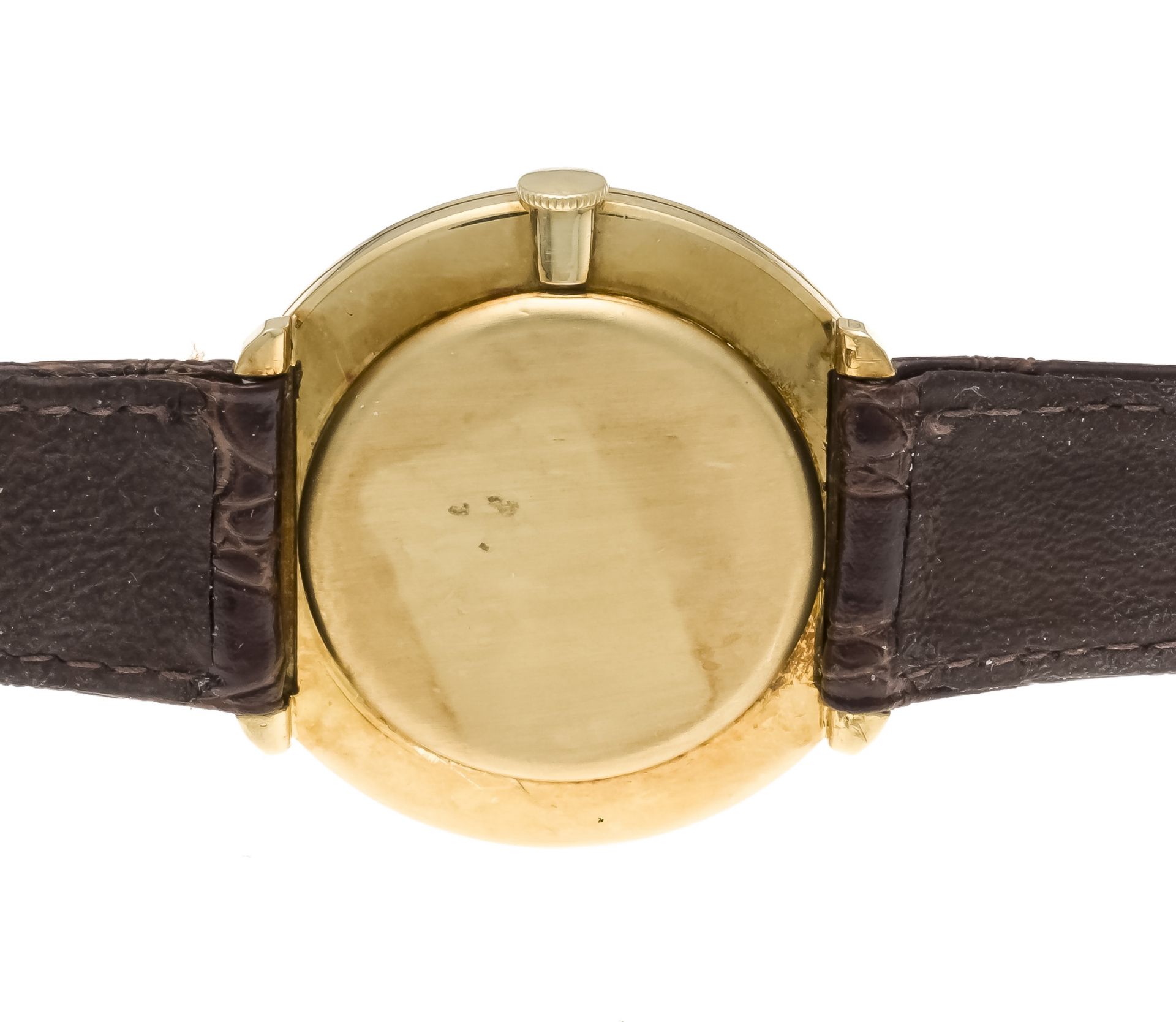 IWC International Watch Company, 750/000GG, Ref. 1210 circa 1960, polished case, push back with line - Image 2 of 2