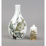 Two vases, Royal Copenhagen, Denmark, 20th century, faience, designed by Nils Thorsson (1898-1975)