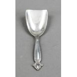 Sugar scoop, Denmark, 1929, hallmark Christian F. Heise, master's mark Georg Jensen, Copenhagen,