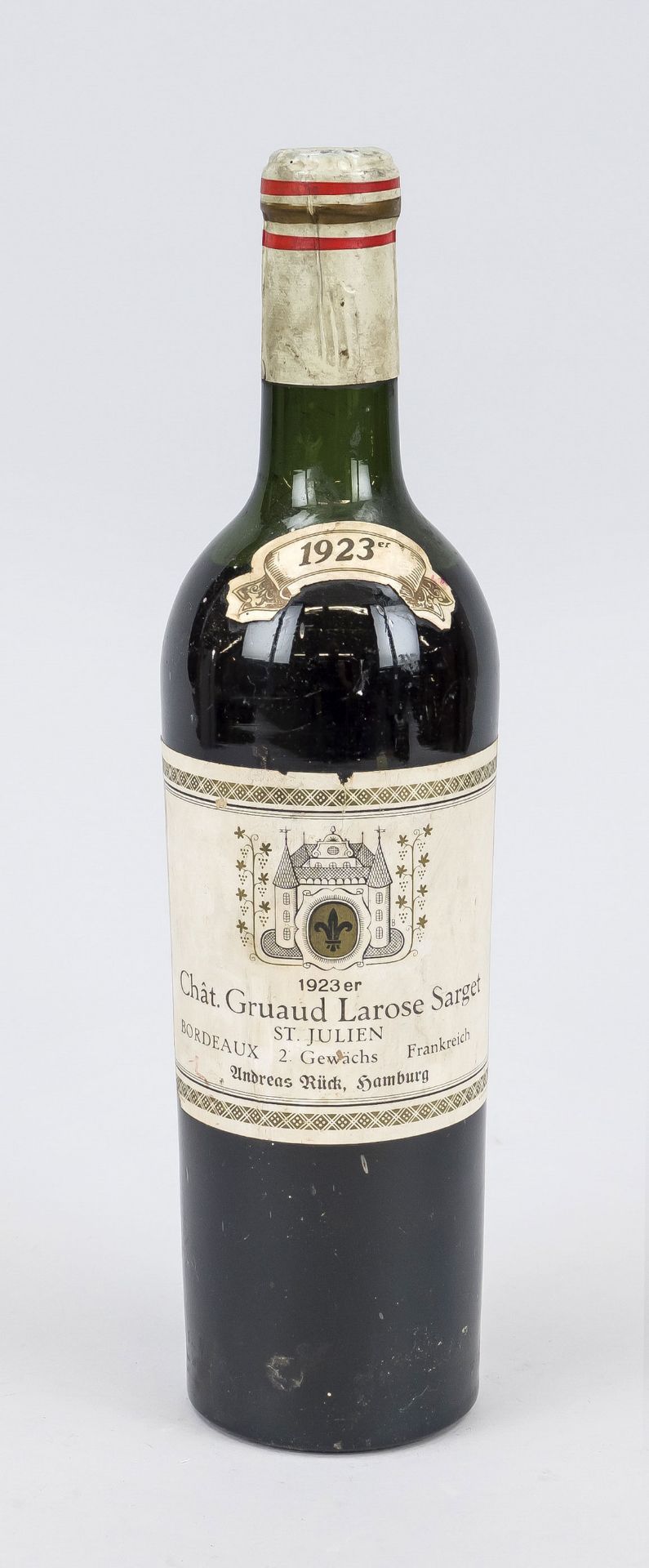 Flasche 1923er Chateau Gruaud L