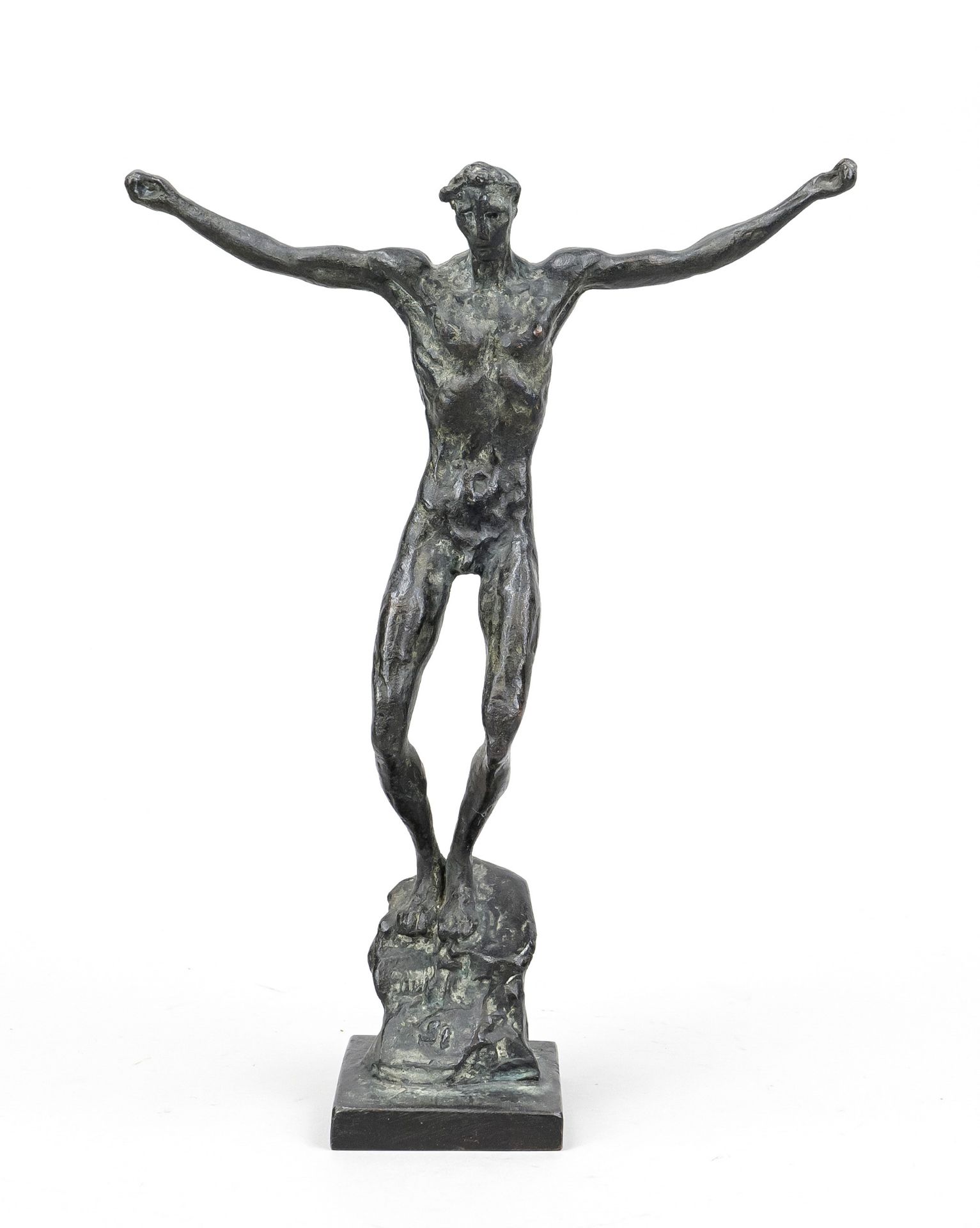 Arno Breker (1900-1991), Ecce Homo, 1968, bronze, patinated, signed on the back of the stand,