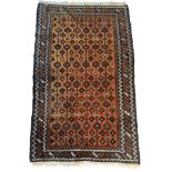 Carpet, Turkmene, good condition, 190 x 103 cm - The carpet can only be viewed and collected at