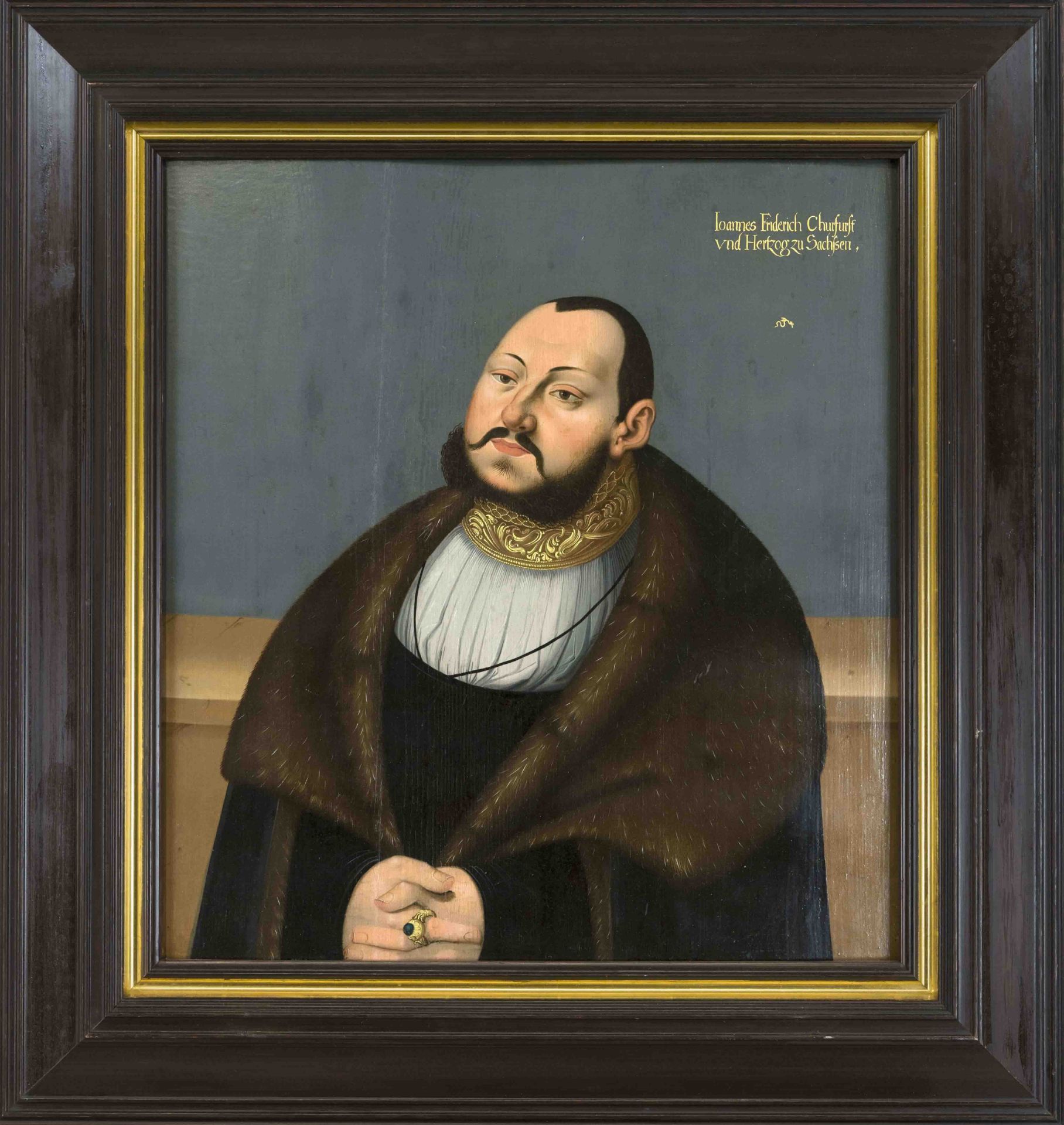 Lucas Cranach the Elder, probably 17th century successor, Portrait of John Frederick the