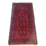 Carpet, Bukhara, good condition, 200 x 104 cm - The carpet can only be viewed and collected at