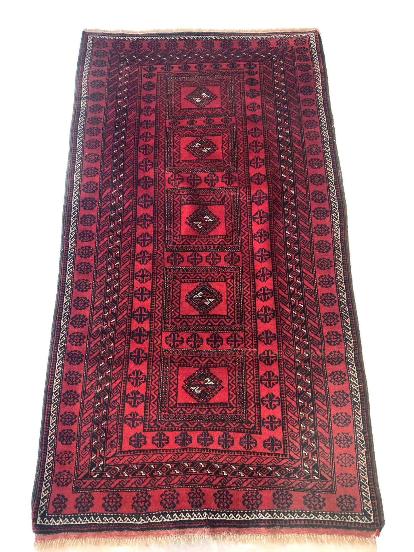 Carpet, Bukhara, good condition, 200 x 104 cm - The carpet can only be viewed and collected at