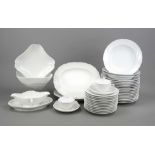 Dinner service for 10-15 persons, 66-piece, KPM Berlin, 20th cent, 1st and 2nd choice, Neuglatt